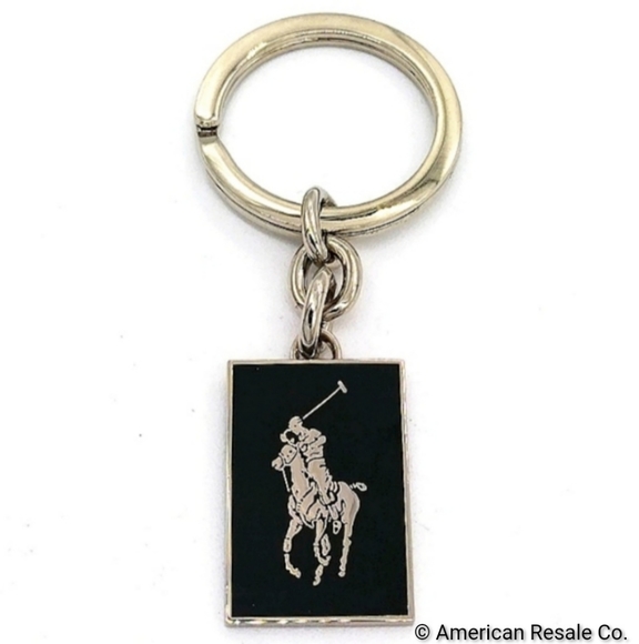 Hunter Green POLO Ralph Lauren Vintage Keychain Fob - Picture 2 of 5